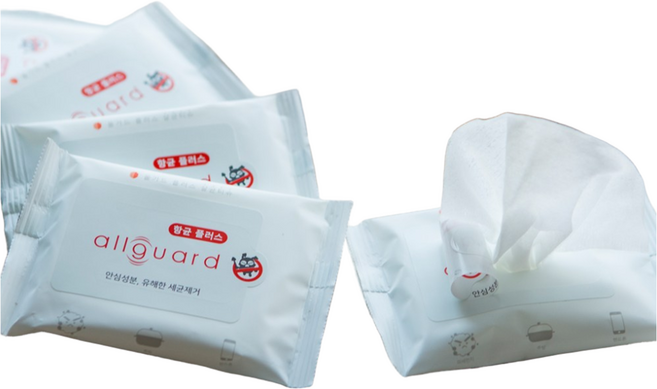 올가드 살균 소독 티슈 휴대형, 10매, 800개