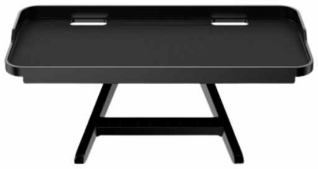 맥라이프 셋탑박스 거치대 TV 모니터 선반, 블루, 1개