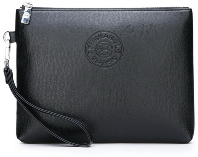이케이 고급 가죽 남성 클러치백 손가방