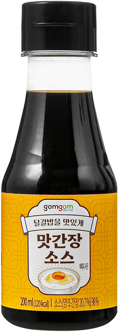 곰곰 달걀밥을 맛있게 맛간장소스, 1개, 200ml