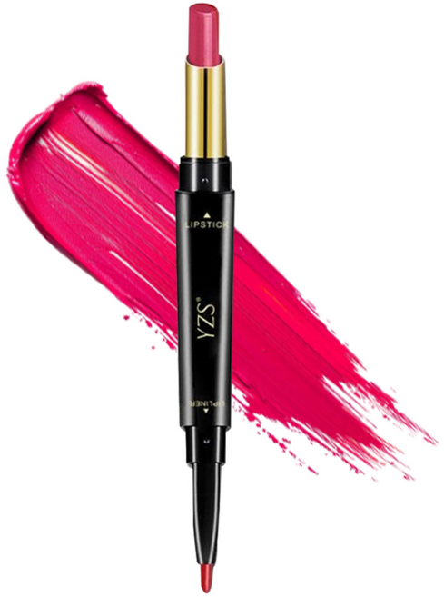 알제이 2in1 투헤드 립펜슬, 1개, 핑크