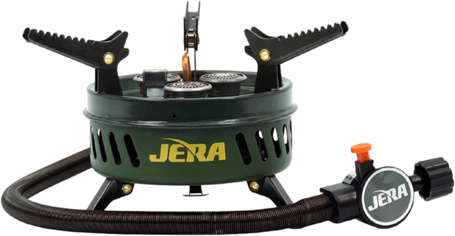 제라 로켓 SUB 스토브 강염버너 고화력 캠핑버너 그리들 가스버너, 02서브스토브+303어댑터, 카키, 1개