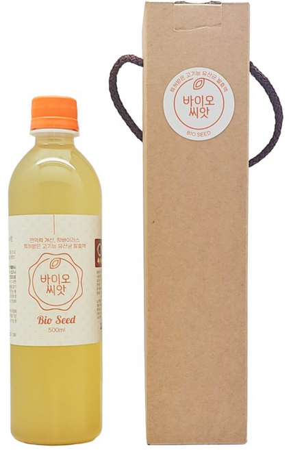 항바이러스 세계특허 미국특허 장까지 살아가는 유산균 발효액 500ml, 1개