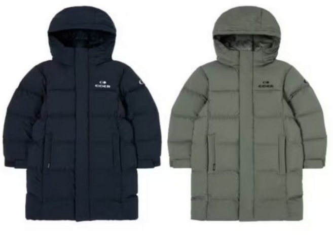 [백화점 출발] 아이더 키즈 롱 덕다운 자켓 가볍고 따뜻하고 포근한 제타 2.5