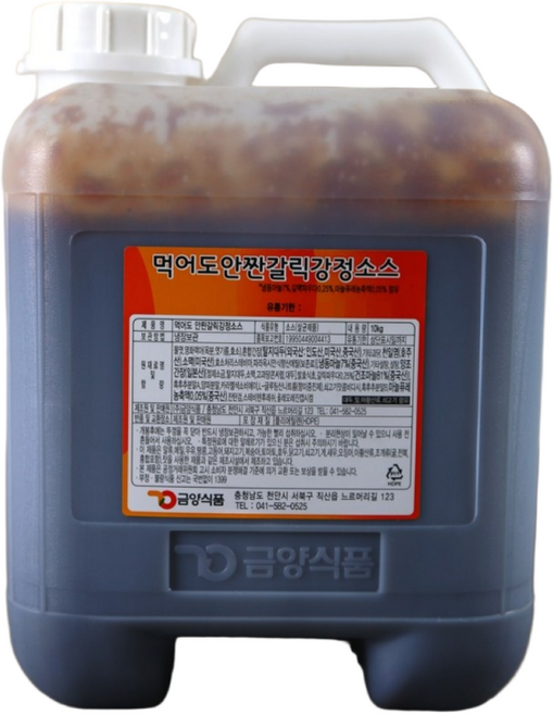 금양식품 간장 닭강정소스 먹어도안짠 갈릭강정소스 10KG, 1개