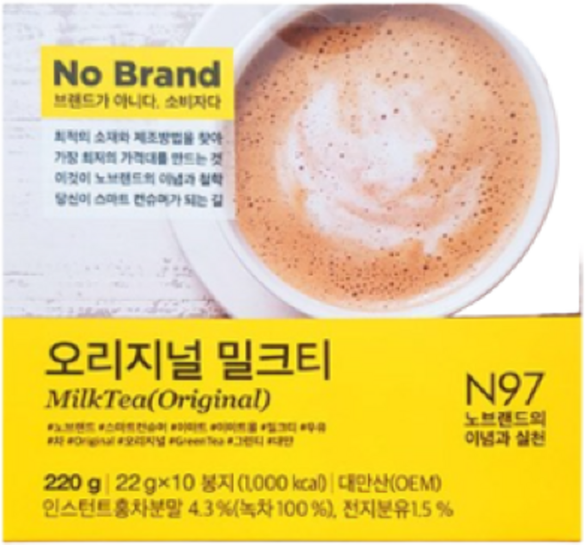 대한다업 오리지널 밀크티, 10개