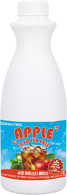 그린트리 사과 아이스티 베이스, 1개, 1.2kg