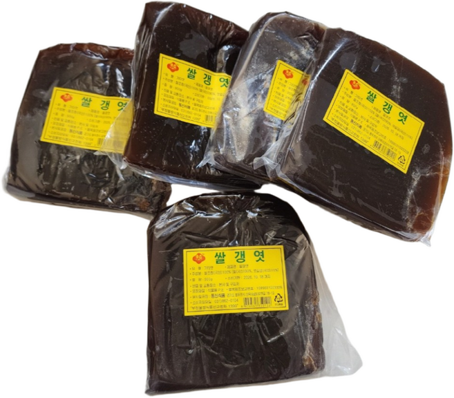 전통수제 옛 쌀갱엿 벌크 갱엿 국내산 덩어리엿, 18개, 900g