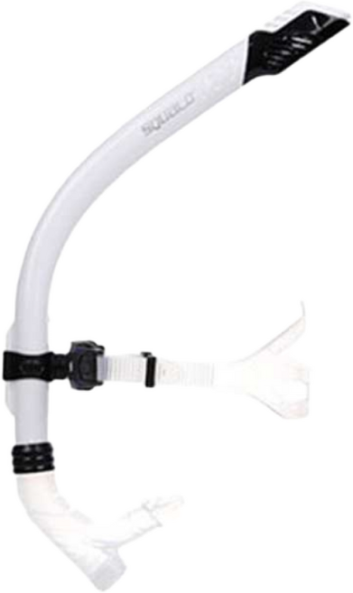 스쿠알로 SQUALO 센터스노클3 드라이탑 장착 수영 강습용 훈련 연습용품, 화이트