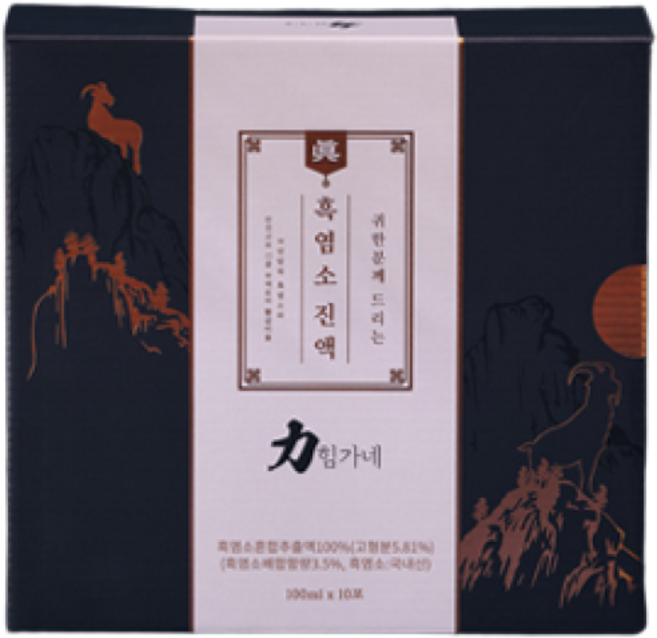 힘가네 흑염소진액 흑염소즙 10포, 1L, 4개