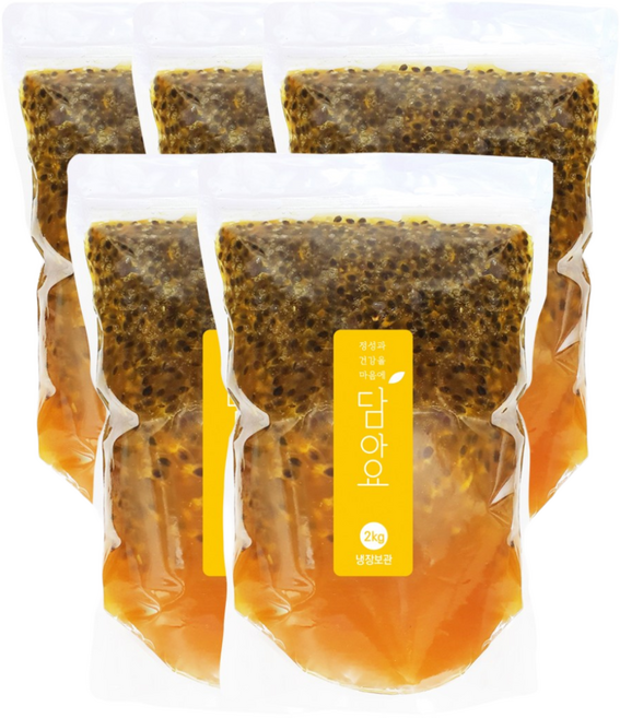 담아요 수제 백향과청(백향과청) 정백당, 2kg, 5개