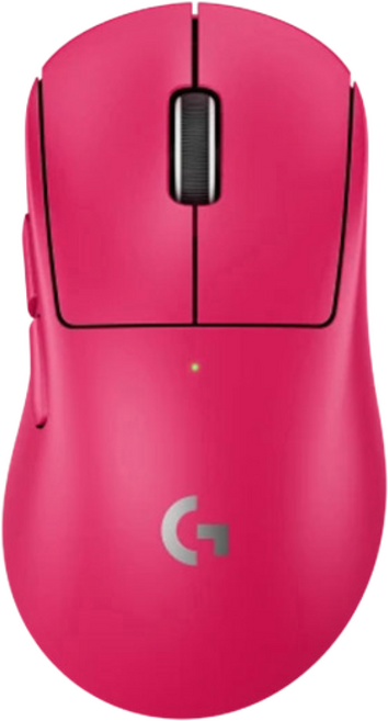 로지텍 프로 X 슈퍼라이트 2 덱스 무선 게이밍 마우스 G PRO X SUPERLIGHT 2 DEX, 910-007376, 핑크