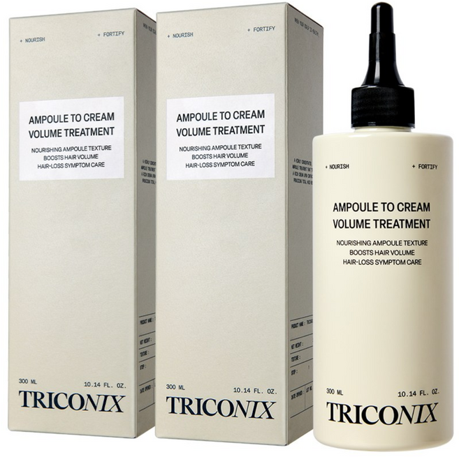 트리코닉스 앰플 투 크림 단백질 탈모 볼륨 워터 트리트먼트, 2개, 300ml