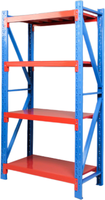 킹콩랙 단당하중 250kg 중량랙 철제선반 무볼트 조립식 앵글선반 경량랙 창고 산업용 2단 3단 4단, 연결형, 1100*600*1500