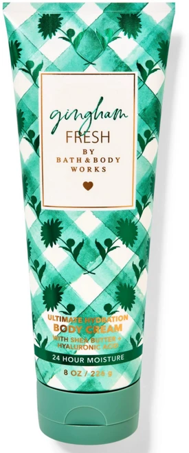 [Bath and Body works] 배스앤바디웍스 향기로운 깅엄 프레시, 바디크림, 1개, 226ml - 쿠팡