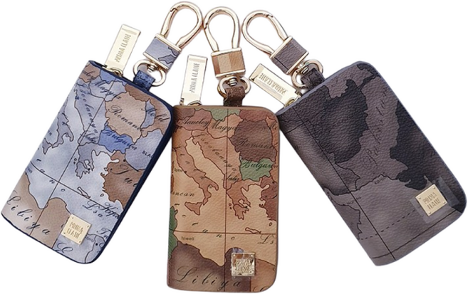 [정품] 프리마클라쎄 스마트 자동차 키홀더 P-101, 그레이