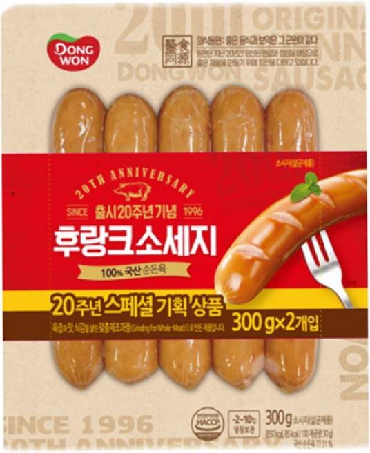 동원 후랑크 소세지, 300g, 4개