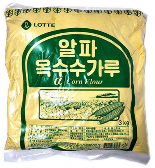 롯데 알파옥수수가루, 1개, 3kg