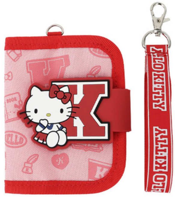 산리오 정품 캐릭터 이니셜 목걸이지갑