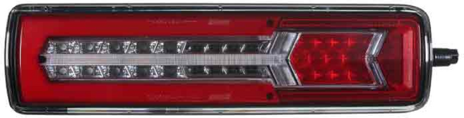 12 / 24V LED 면발광 데루등 무빙 브레이크등 NEW 아우디 스타일 최신 카고 덤프 추레라 수입트럭 스카니아 볼보 만 벤츠 이벤코 브레이크램프 인증 자동차검사 이동, 1개, 1개