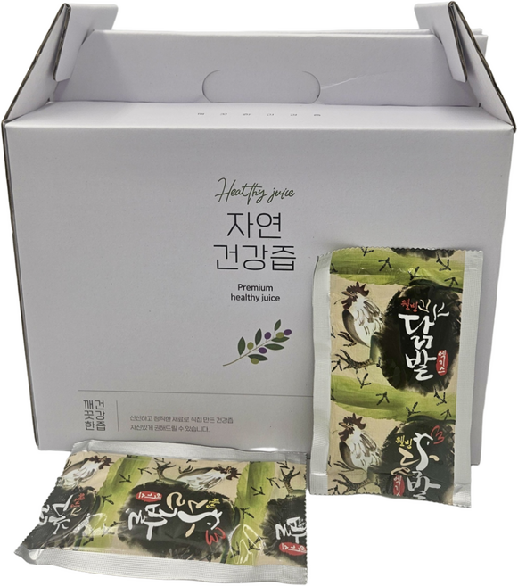 [자연담은건강원] 엄선된 재료 깔끔한 맛! 관절건강 우슬 닭발즙 100ml, 30개