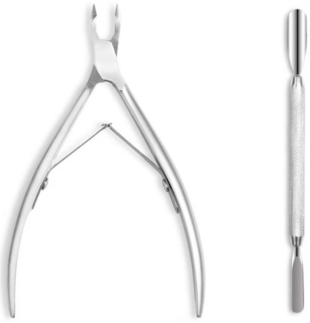 베로니 네일 큐티클 니퍼 전문가용 발톱 관리, 1개, 실버 - 쿠팡