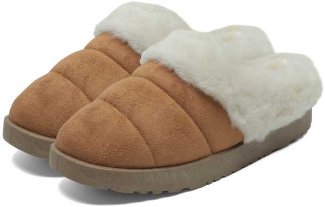 페이퍼플레인 남자 여자 겨울 방한화 실내화 털신 사무실 패딩 발편한 털슬리퍼 PP1591