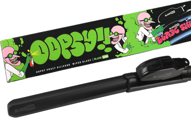 블레이드신 발수코팅 실리콘 와이퍼 B3, 2번, 650mm, 사이즈표 참조