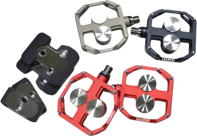 레오페드(LEOPED) V1 / V1-F / V2-F 자석 클릿 페달 1세트, 레오페드-F (V1-F), 레오페드-F (V1-F)/매트 블랙/MTB클릿