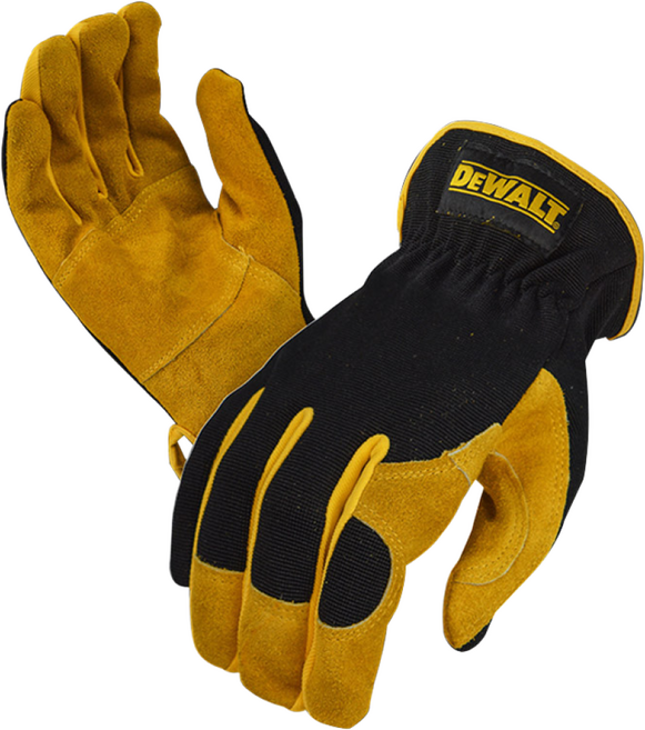 디월트 장갑 소가죽 베임방지 작업 안전 장갑 DPG216, 1개