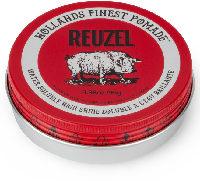 리우젤 레드 수성 고광택 포마드 95g, 1개