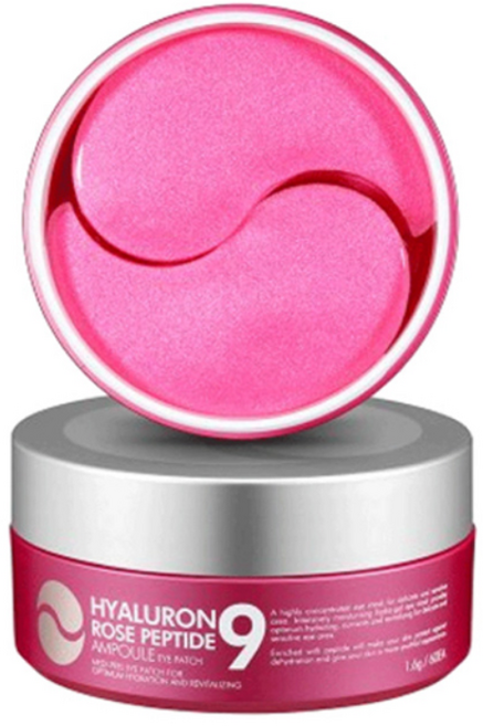 메디필 히알루론 로즈 펩타이드9 앰플 아이패치, 60개입, 1개