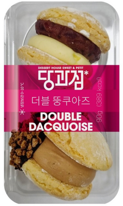 당과점 더블 뚱쿠아즈, 90g, 3개