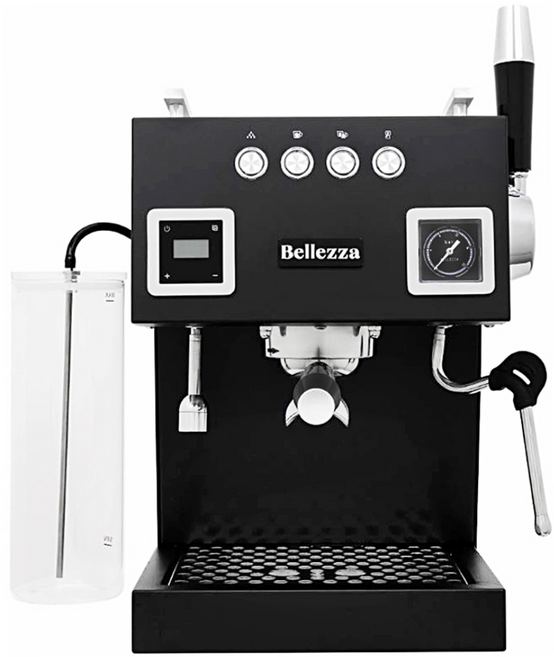 가정용 반자동 에스프레소 커피머신 벨레짜 벨로나, 블랙