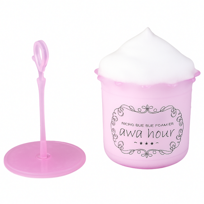 샵앤라 거품폭탄 세안 버블 메이커 거품기, 1개, 핑크