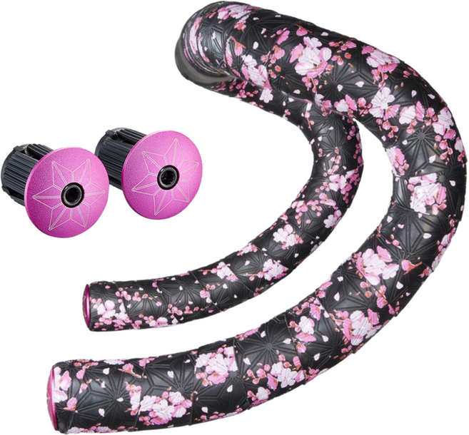 [리미티드 에디션] 수파카즈 슈퍼스티키 쿠쉬 자전거 바테이프, 사쿠라 (BT-167), 1개