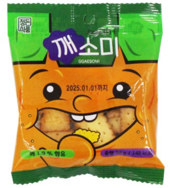 정든식품 깨소미 30g 미니깨소미, 1개