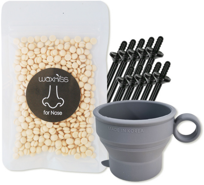 왁스키스 셀프 올인원 하드 왁싱키트 콧털용, 1개, 175g