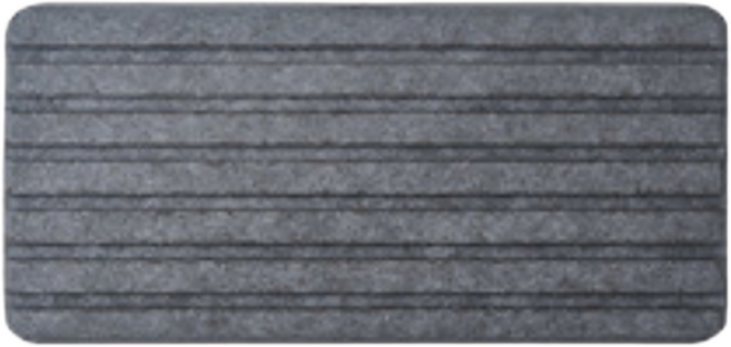 아르앤유 프리미엄 규조토 건조대 욕실 비누받침 홈 파인 트레이, 20x10cm, 그레이, 1개