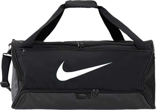 국내매장판 NIKE 나이키 브라질리아 60L 더플백 가방 헬스 운동 여행 축구 야구 농구 학생 대학생 대용량 수납 크로스백 보스턴백, 블랙
