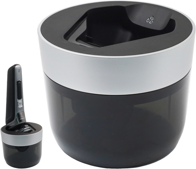 필립스 전기면도기 SkinIQ 프레스티지 i9000 호환세척기 무선 클렌징 팟