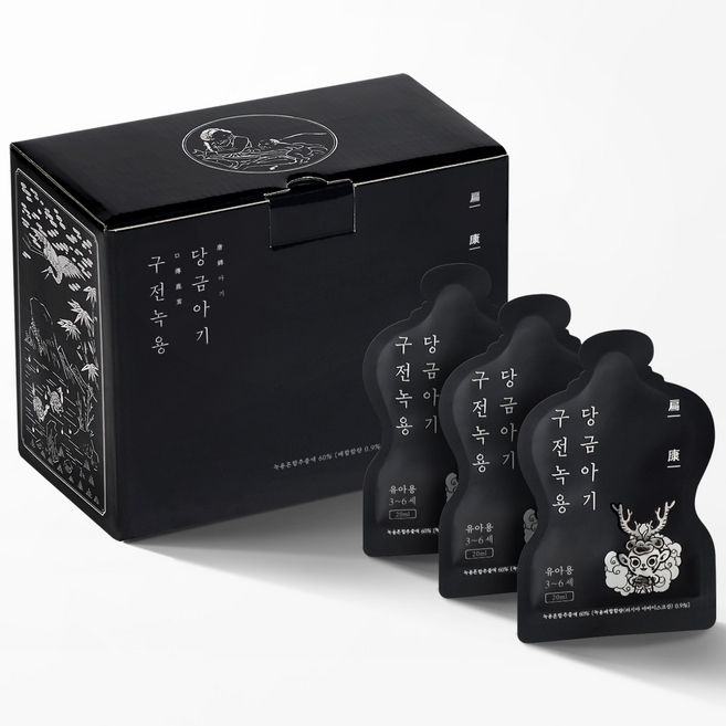 구전녹용 당금아기 30p + 쇼핑백 세트, 600ml, 1세트