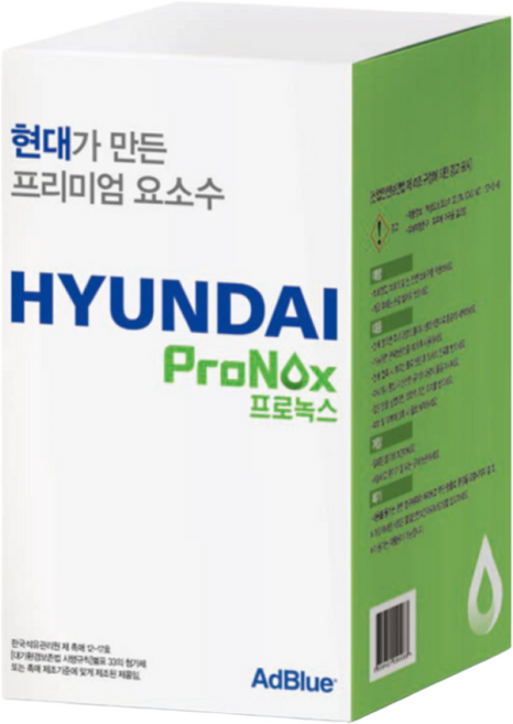 [현대정품] ProNox 프리미엄 요소수 10리터 / 디젤차 AdBlue / SCR 촉매용 고순도 요소수, 1개