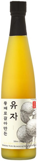 청숨 통째로 갈아만든 유자, 500ml, 1개