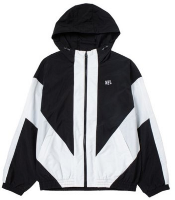 NFL 바람막이 봄 가을 간절기 흰블랙 가벼운 편안한 점퍼
