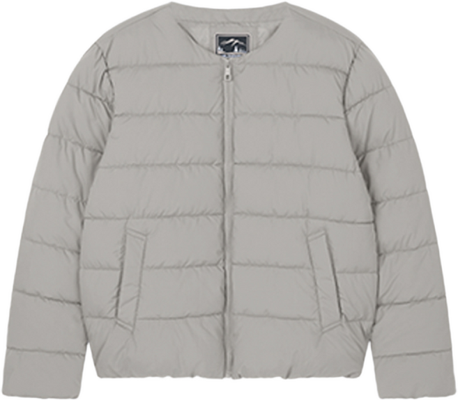 남녀공용 웰론 보온 겨울 재킷 긴팔 U넥점퍼 베이직 tnt082