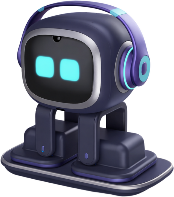 [공식판매처] EMO 블랙 로봇 이모 AI 챗GPT 반려로봇 관부가세포함, 1개, 기본패키지