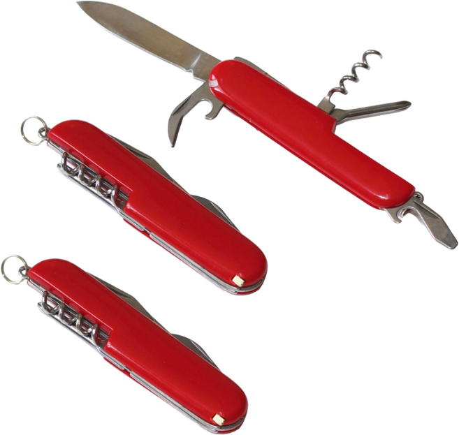 맥가이버칼 B, 레드, 2개