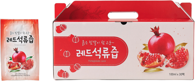 NFC 착즙 석류즙, 60팩, 100ml