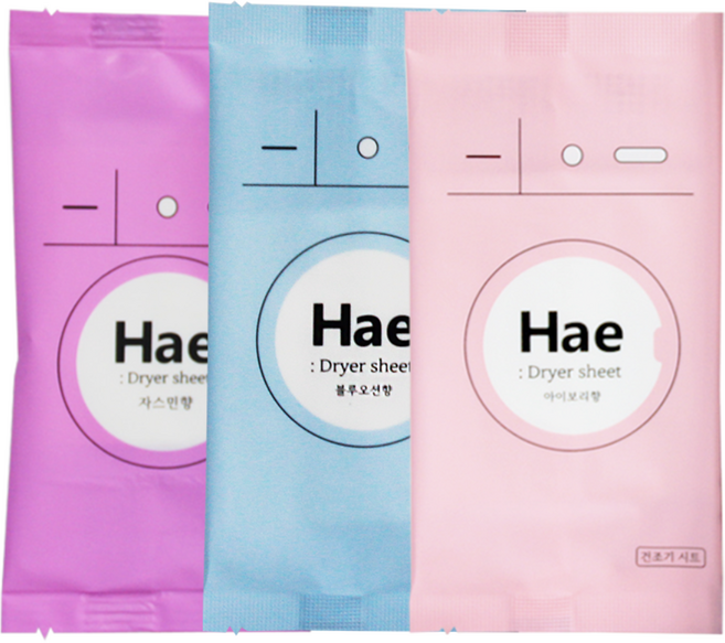 해 hae 빨래방 건조기시트 세탁방 드라이섬유유연제 시트지 500매(대용량), 1개, 500개입, 고급스러운 쟈스민(500매)